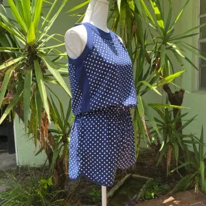Navy Blue Romper