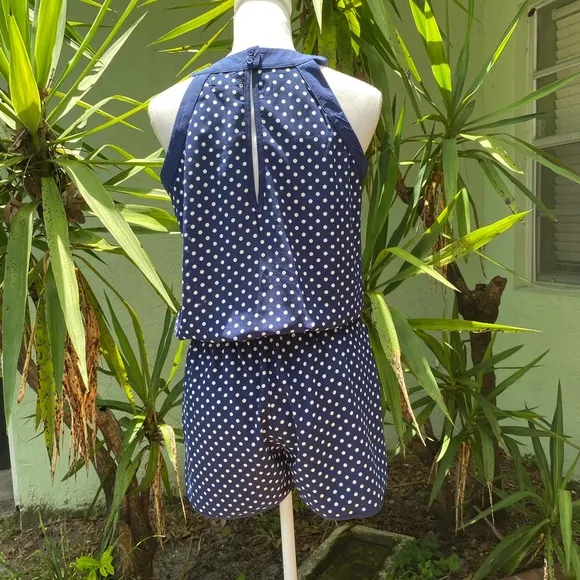 Navy Blue Romper