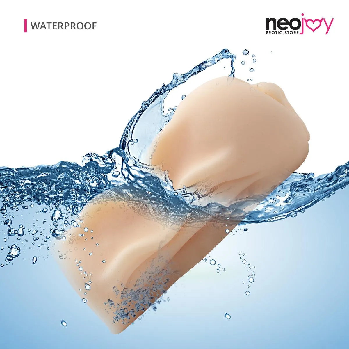 Neojoy Soft Vagina Stroker Sex Doll TPE Realistic Vagina & Ass - Flesh - 6 inch -15cm