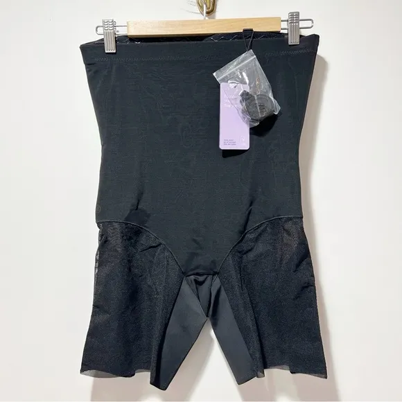 New Honeylove SuperPower Short Shapewear Size XL Black Vamp NWT Smoothing Sculpt