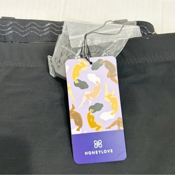 New Honeylove SuperPower Short Shapewear Size XL Black Vamp NWT Smoothing Sculpt