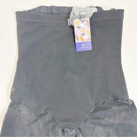 New Honeylove SuperPower Short Shapewear Size XL Black Vamp NWT Smoothing Sculpt