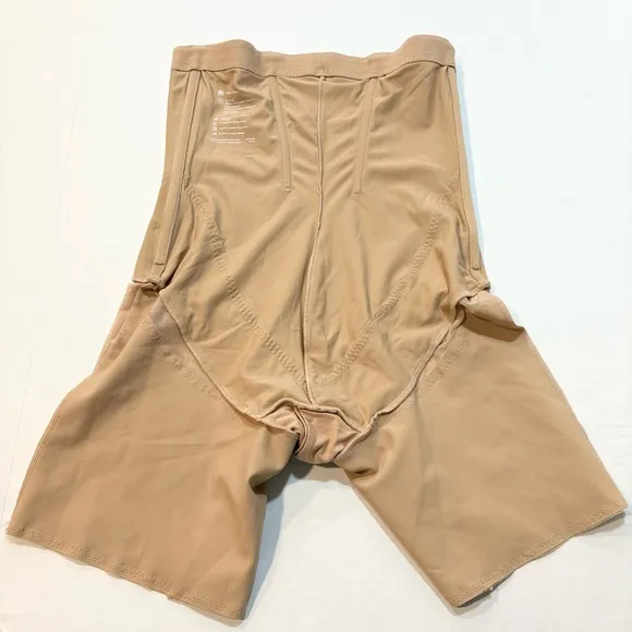 NEW Honeylove SuperPower Shorts Sand Nude/Beige High Waist Shapewear