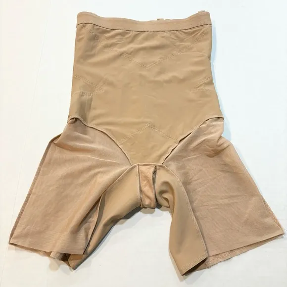 NEW Honeylove SuperPower Shorts Sand Nude/Beige High Waist Shapewear