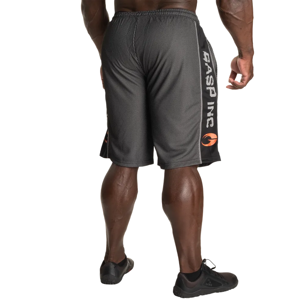 No1 mesh shorts, Black