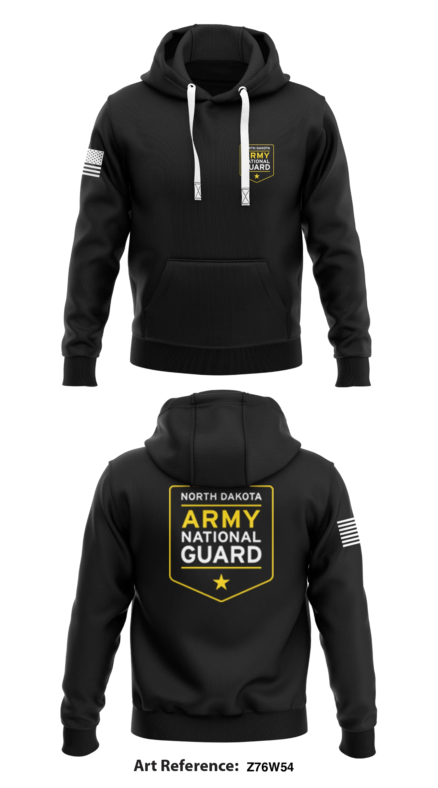 North Dakota Army National Guard Store 1  Core Men's Hooded Performance Sweatshirt - Z76w54
