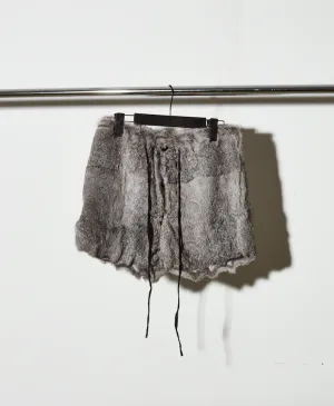 NUMBER (N)INE ARCHIVE RABBIT FUR SHORTS