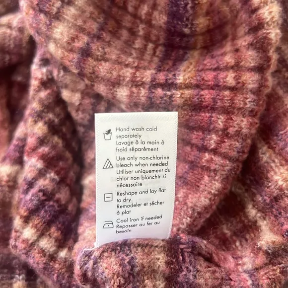 NWT L*Space Demi Cardigan Sweater Purple Space Dye Size XS/S Reg. $198