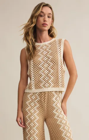 Oasis Crochet Top - Natural