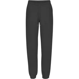 Organic unisex sweatpants in deep black