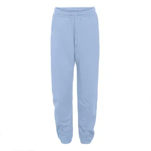 Organic unisex sweatpants in seaside blue