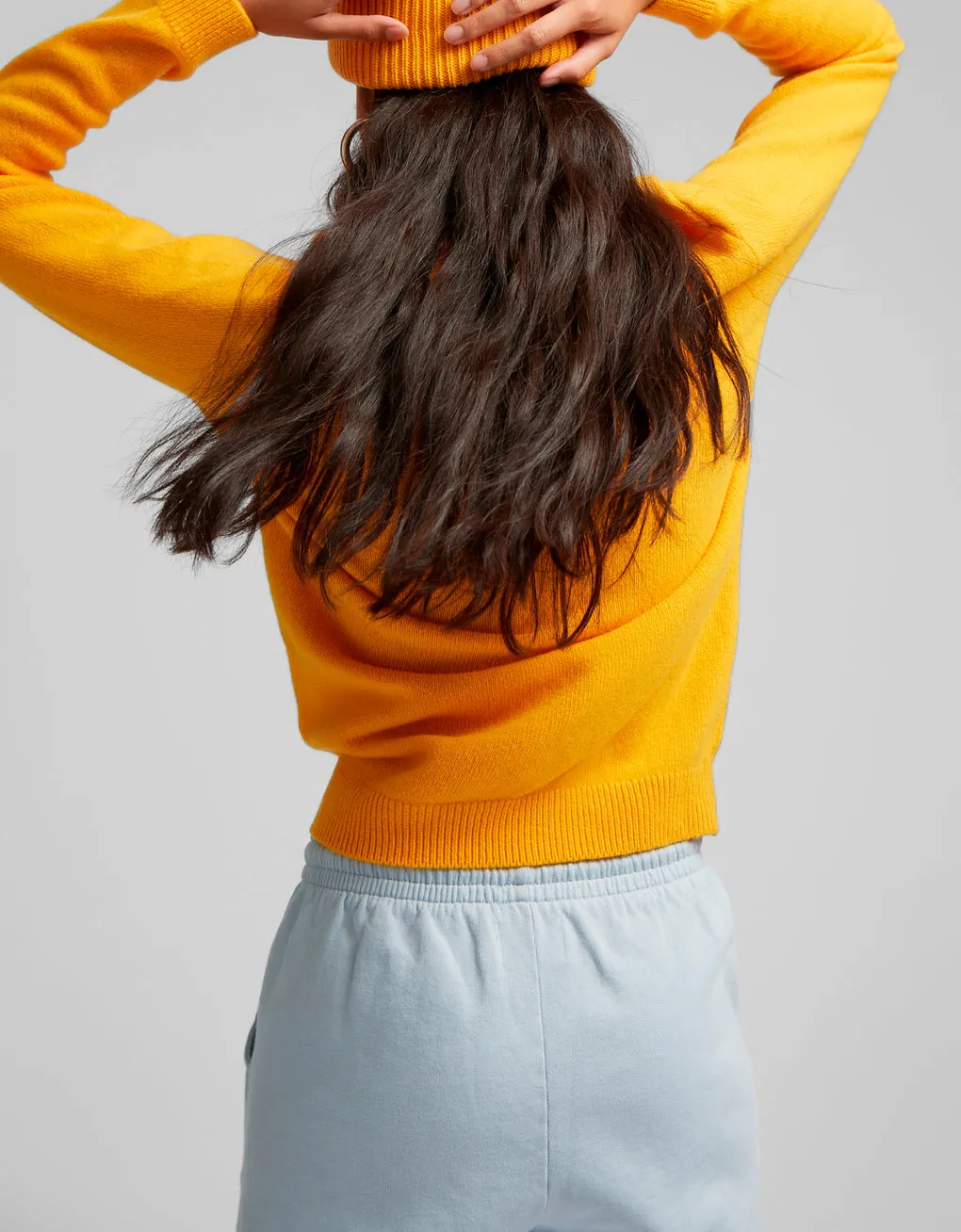 Organic unisex sweatpants in seaside blue