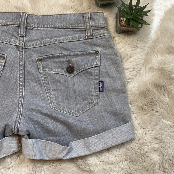 Patagonia Women’s Shortie Denim Shorts Grey 27