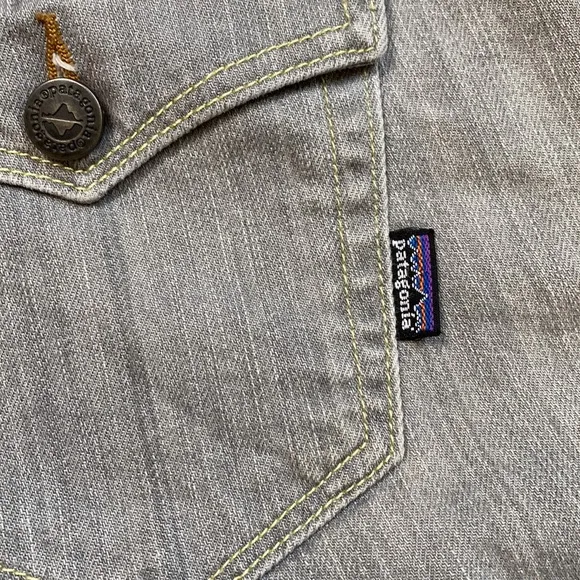 Patagonia Women’s Shortie Denim Shorts Grey 27