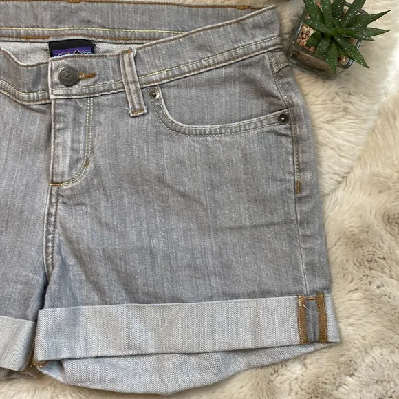 Patagonia Women’s Shortie Denim Shorts Grey 27