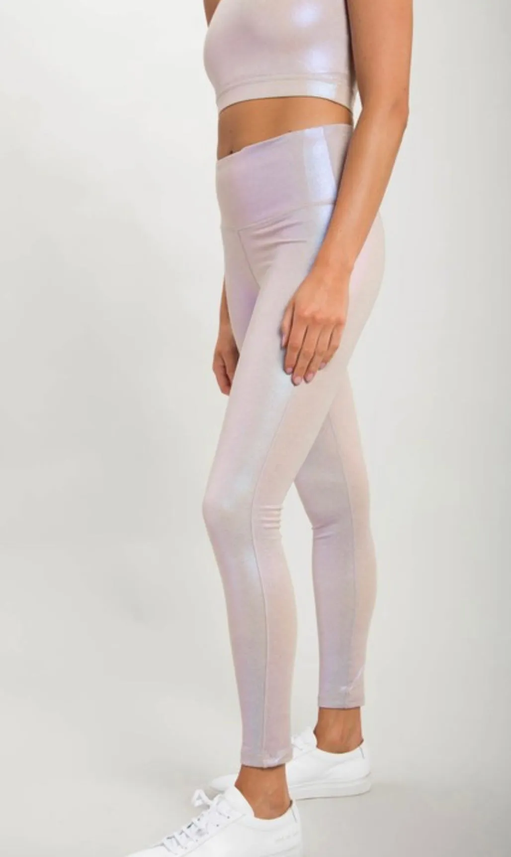 Pearl Foil High Waist Leggings
