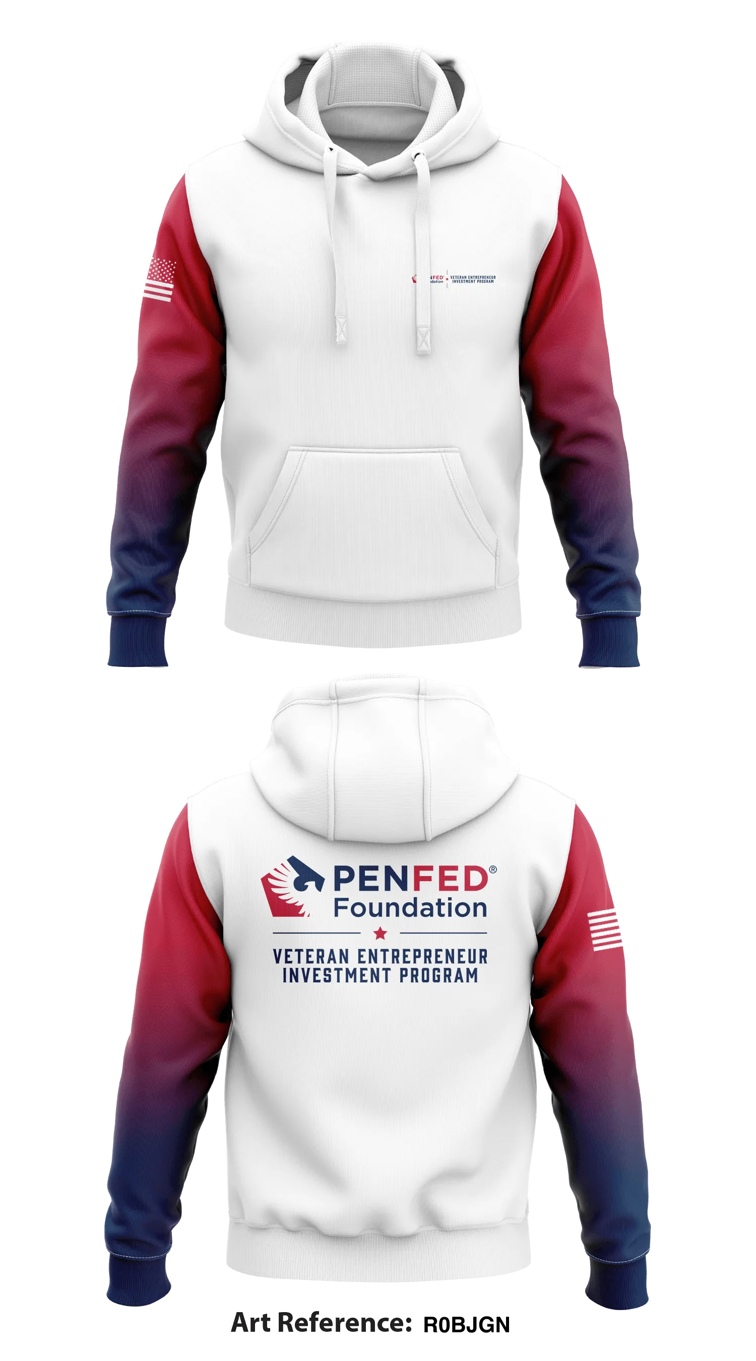 PENFED FOUNDATION VETERAN ENTREPRENEUR INVESTMENT PROGRAM STORE 1  Core Men's Hooded Performance Sweatshirt - r0bJGn