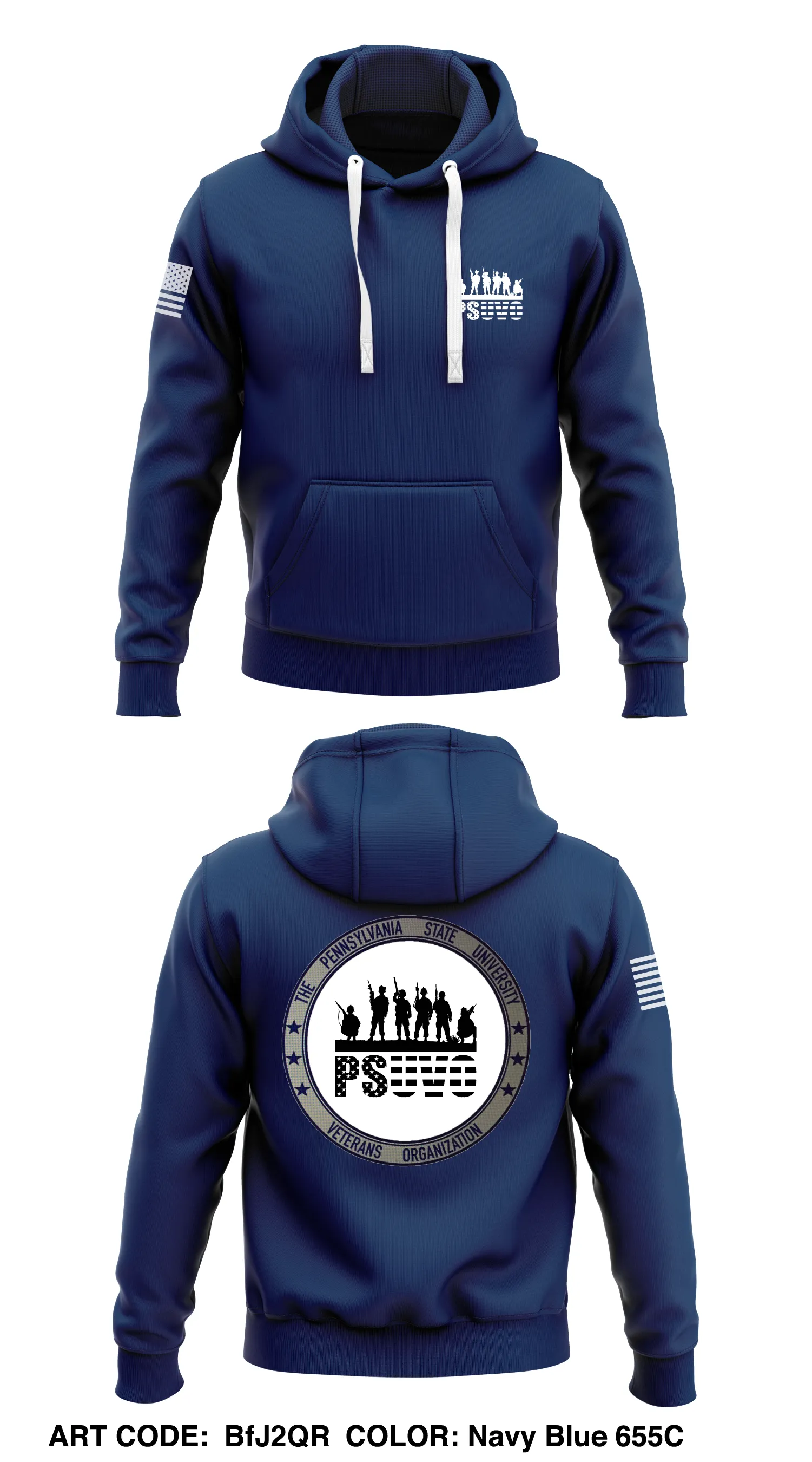 Penn State University Veterans Organization  Store 1  Core Men's Hooded Performance Sweatshirt - BfJ2QR