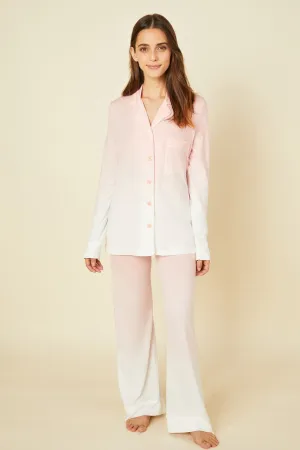 Petite Printed Long Sleeve Top & Pant Pajama Set