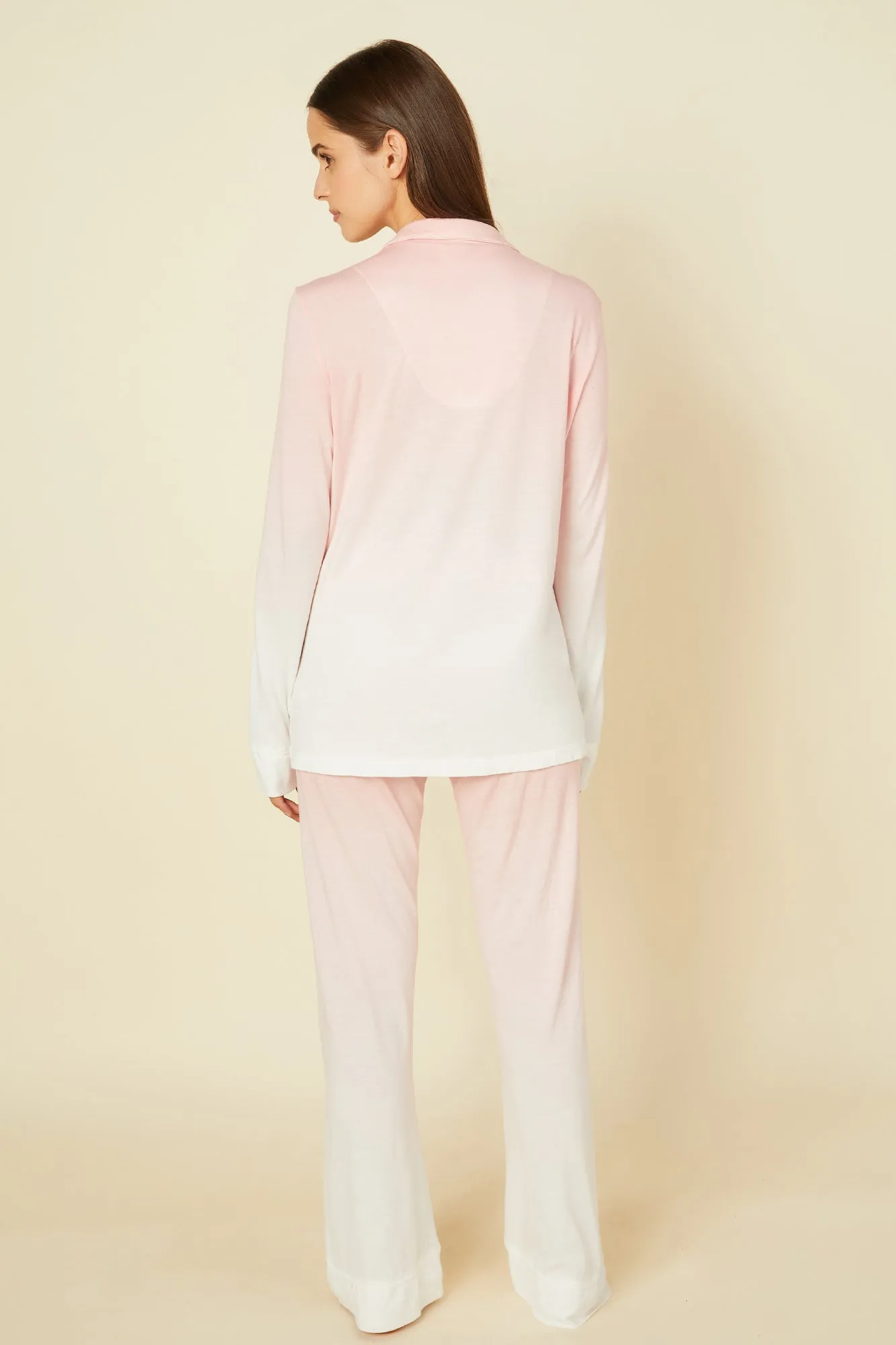 Petite Printed Long Sleeve Top & Pant Pajama Set