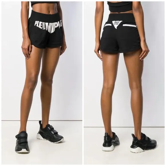 Philipp Plein Active Geometric Jogging Shorts black size XS