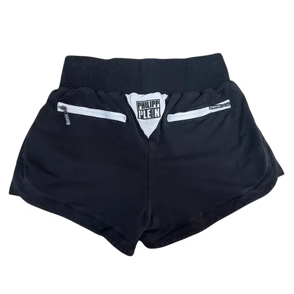 Philipp Plein Active Geometric Jogging Shorts black size XS