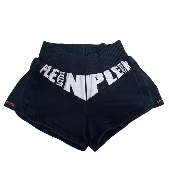 Philipp Plein Active Geometric Jogging Shorts black size XS