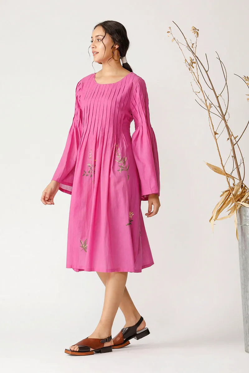 Pink Aronia Embroidered Tunic