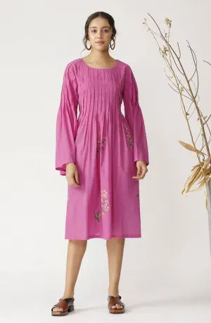 Pink Aronia Embroidered Tunic