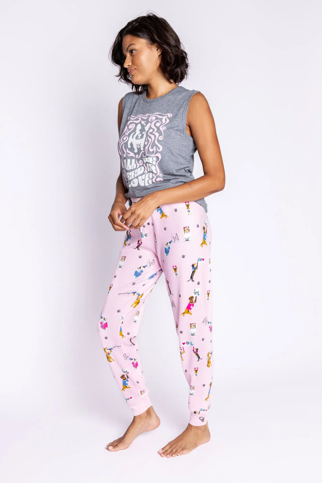 PJ Salvage Woof For Love Dog Jam Pant