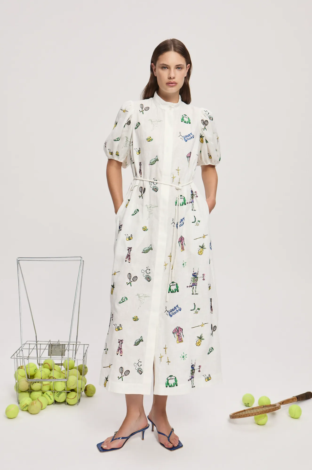 PLAY Embroidered Shirtdress