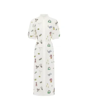 PLAY Embroidered Shirtdress