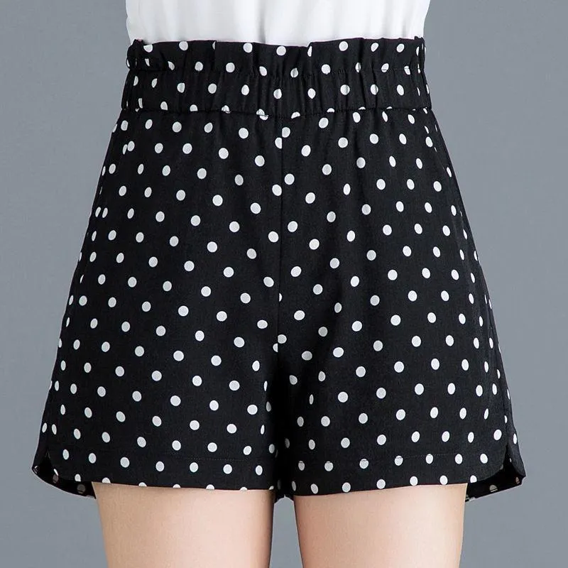 PolkaDot Breeze High-Waist Shorts