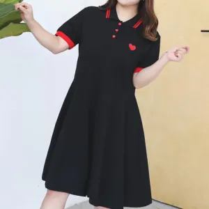 Polo Heart Embroidered Dress SD00384