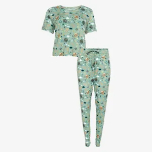 Posh Peanut- To The Stars Women’s Short Sleeve Scoop Loungewear