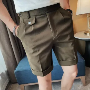 PrimeFit High-Waist Business Shorts