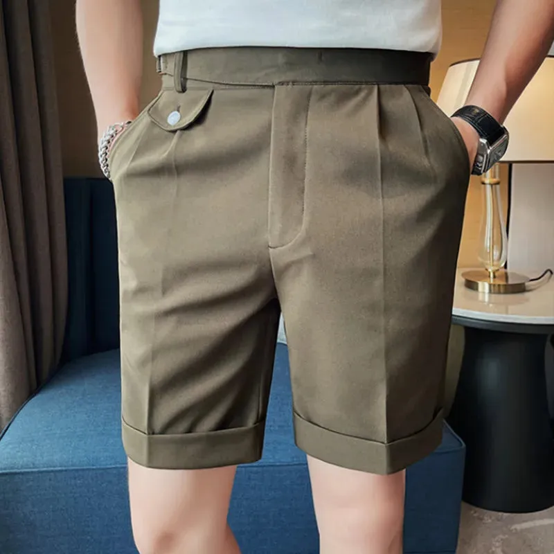 PrimeFit High-Waist Business Shorts
