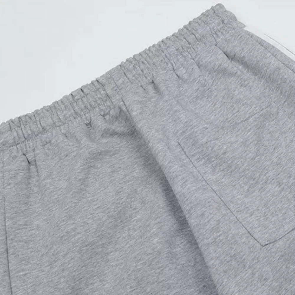"Alphabet Jacquard Pentagram Drawstring" Sweatpants