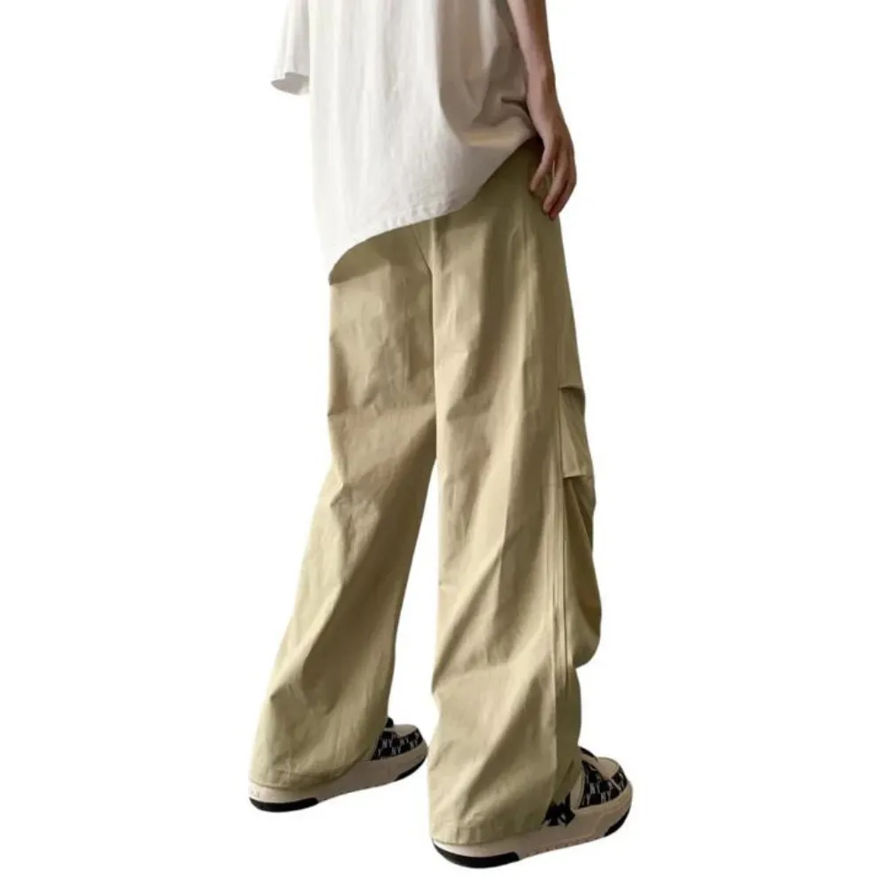 "American Solid Color Drawstring" Sweatpants
