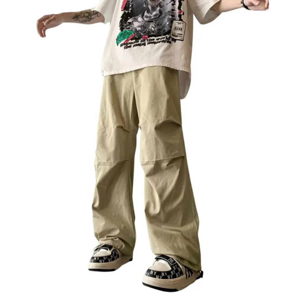 "American Solid Color Drawstring" Sweatpants