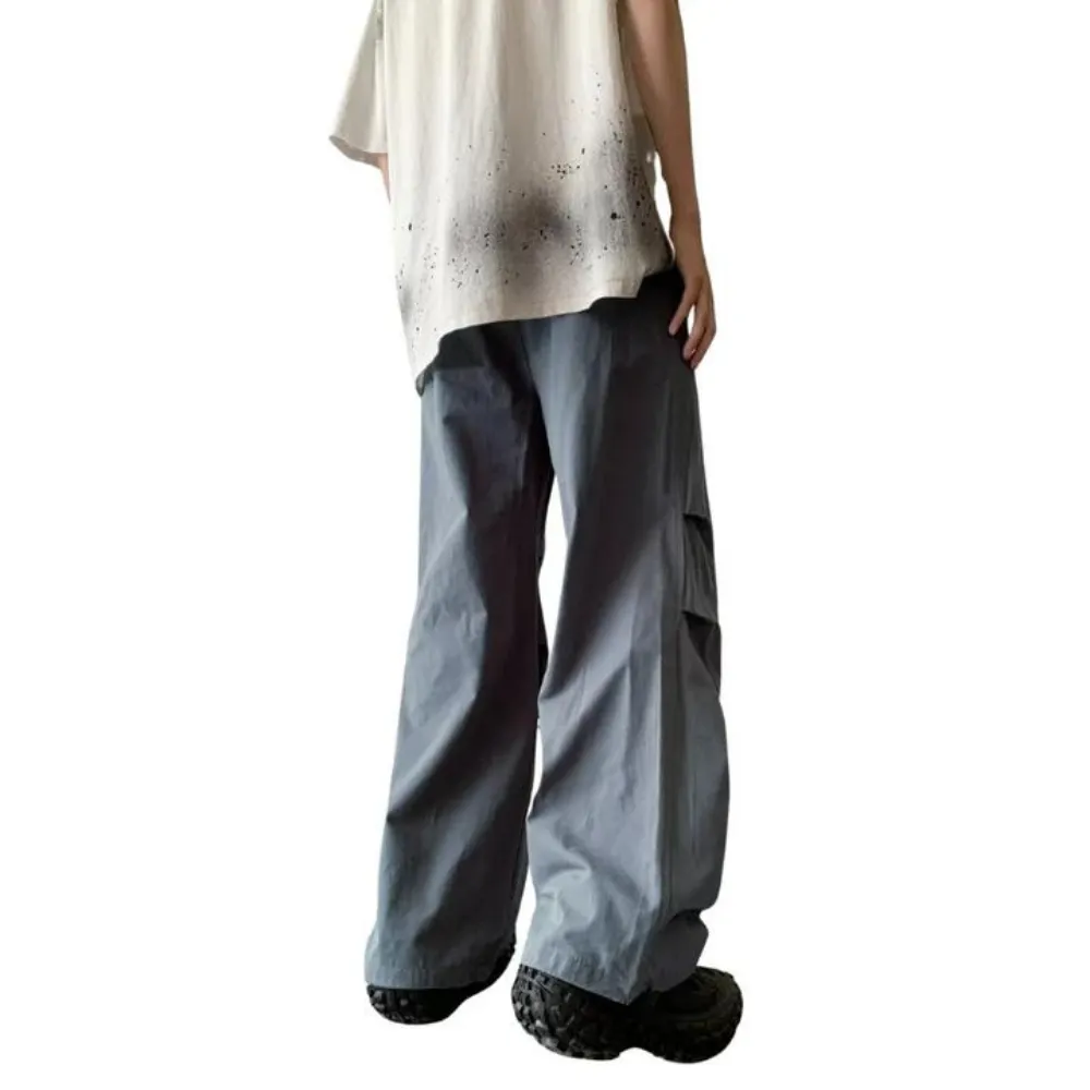 "American Solid Color Drawstring" Sweatpants