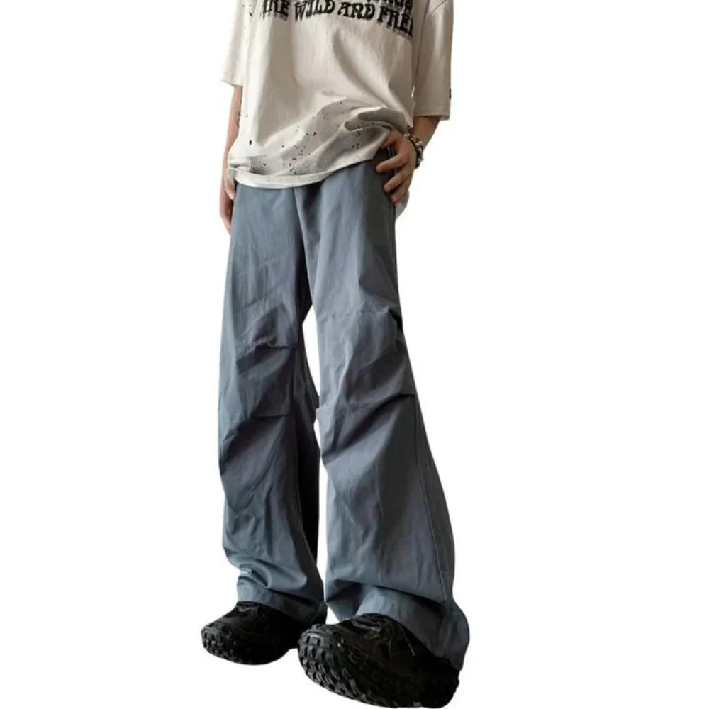 "American Solid Color Drawstring" Sweatpants