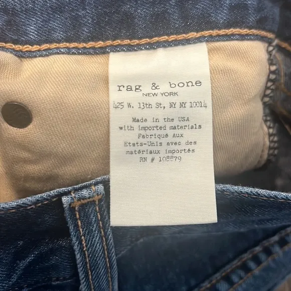 Rag &amp; Bone Denim Shorts. Size 24