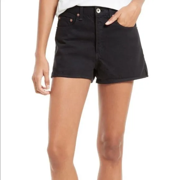 Rag &amp; Bone Justine High waist denim shorts