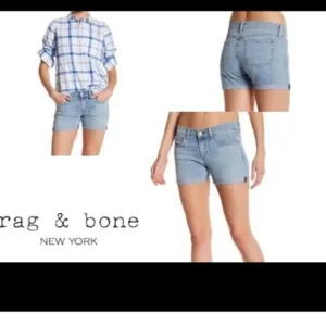 Rag &amp; Bone / Jean Cuffed Boyfriend Shorts
