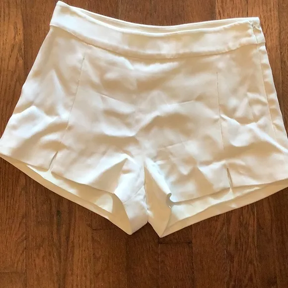 Ramy Brook New York Lux Adele Shorts Ivory Size 6