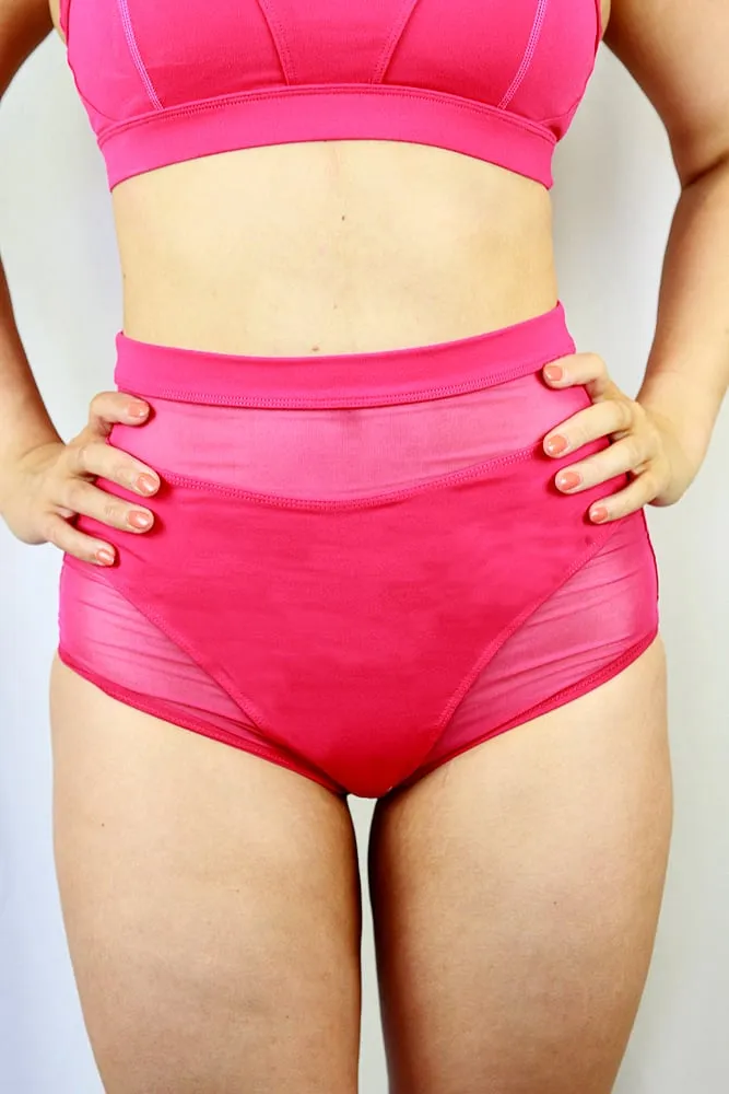 Rarr Maddox Super High Waist Short - Red