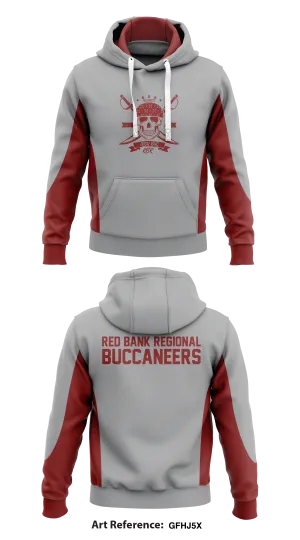 Red Bank Regional Buccaneers Store 1  Core Men's Hooded Performance Sweatshirt - GFHj5x
