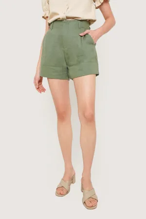 REFORME Bermuda Cuffed Shorts