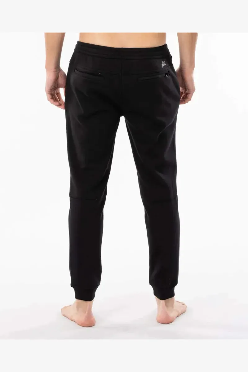 RIP CURL ANTI SERIES DEPARTED TRACKPANT - BLACK